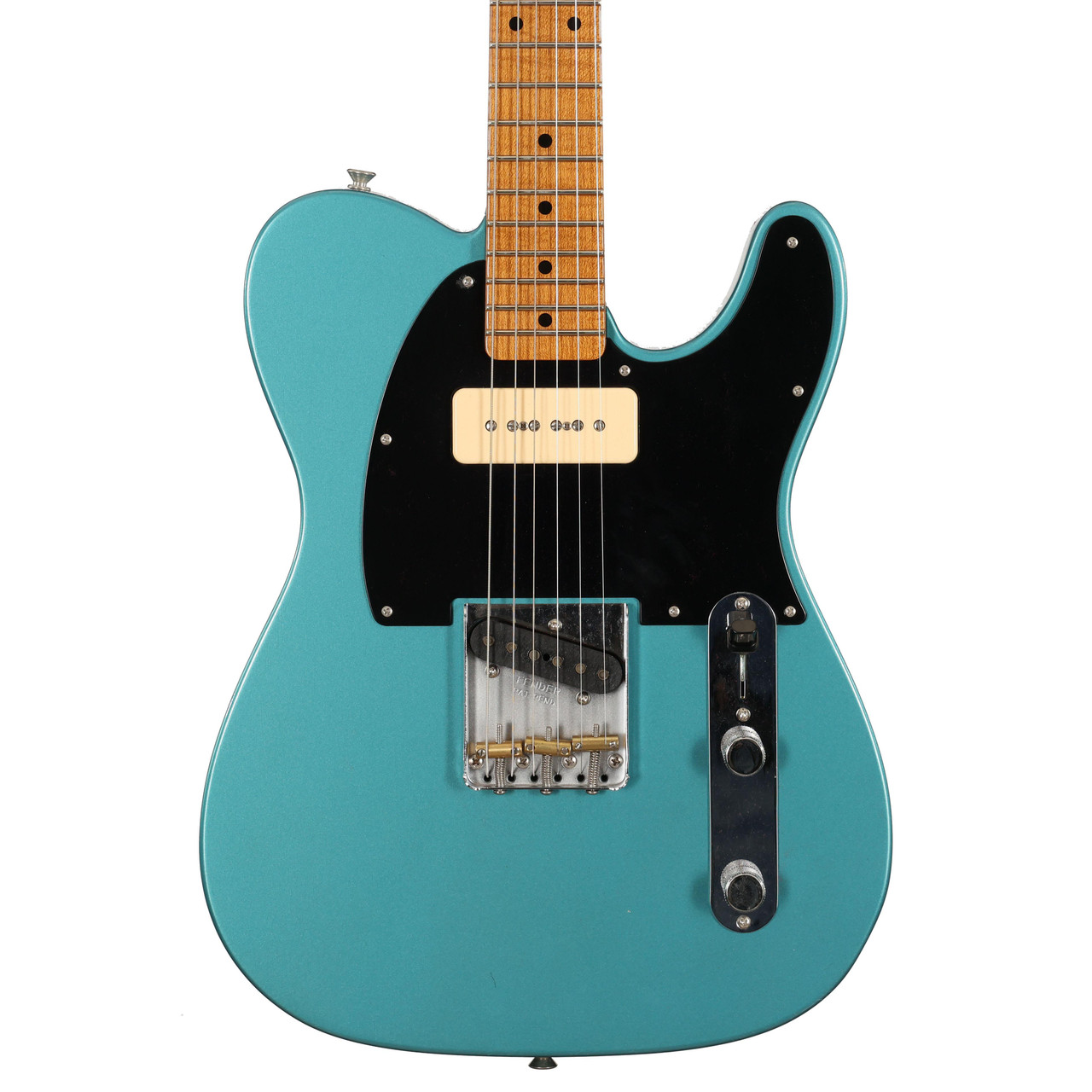 Fender Custom Shop 60's Telecaster Custom Deluxe Closet Classic in Super Faded Aged Ocean Turquoise - Image 2
