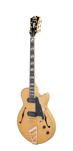 D'Angelico Deluxe SS Baritone in Satin Honey - Image 6