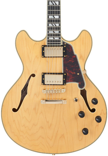 D'Angelico Deluxe DC in Satin Honey