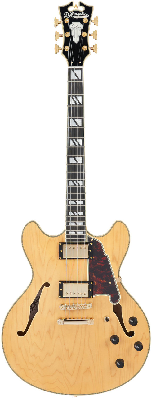 D'Angelico Deluxe DC in Satin Honey - Image 5
