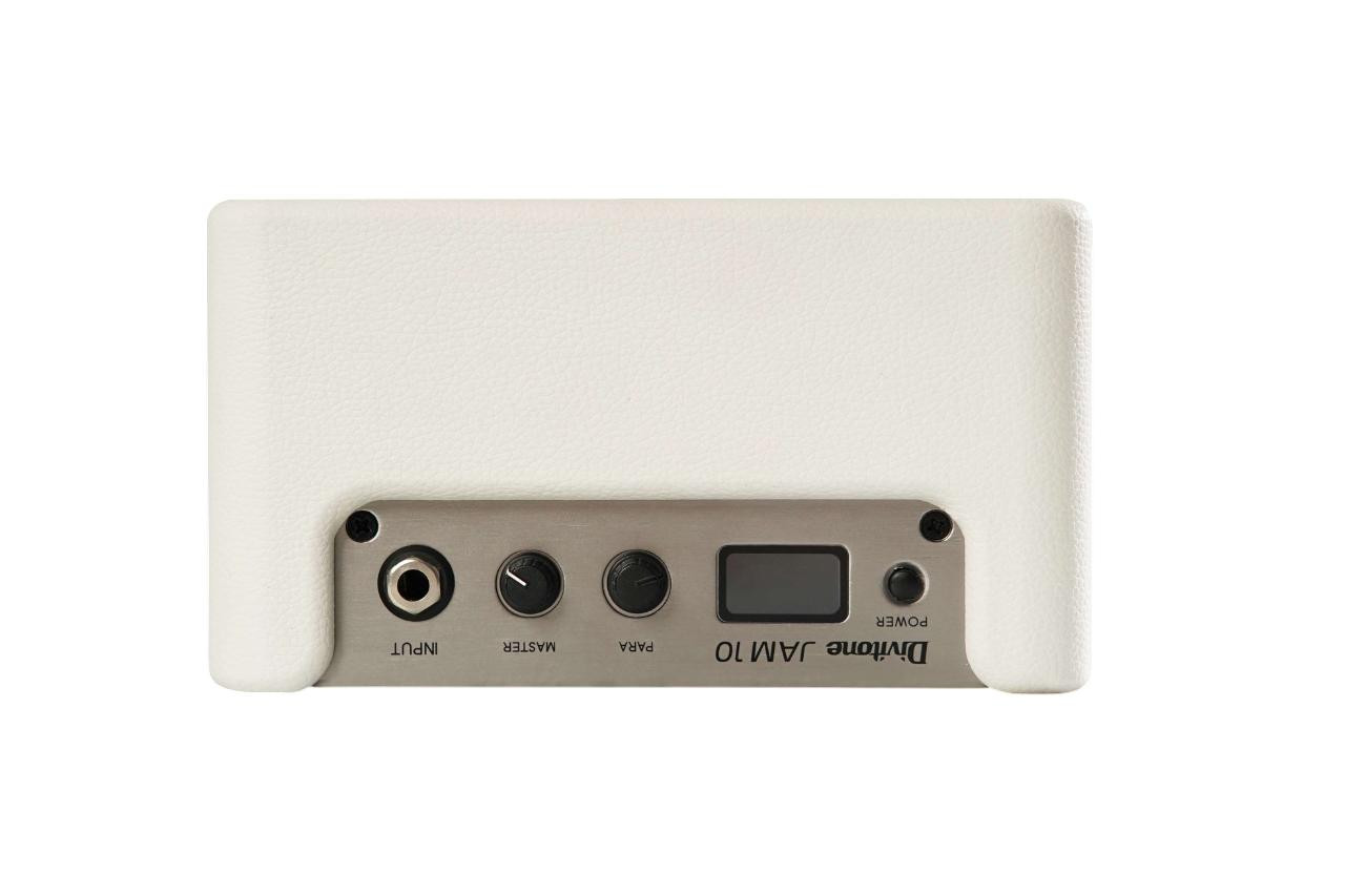 Divitone JAM-10 Rechargeable 10W Desktop Modelling Practice Amp in White - Image 5