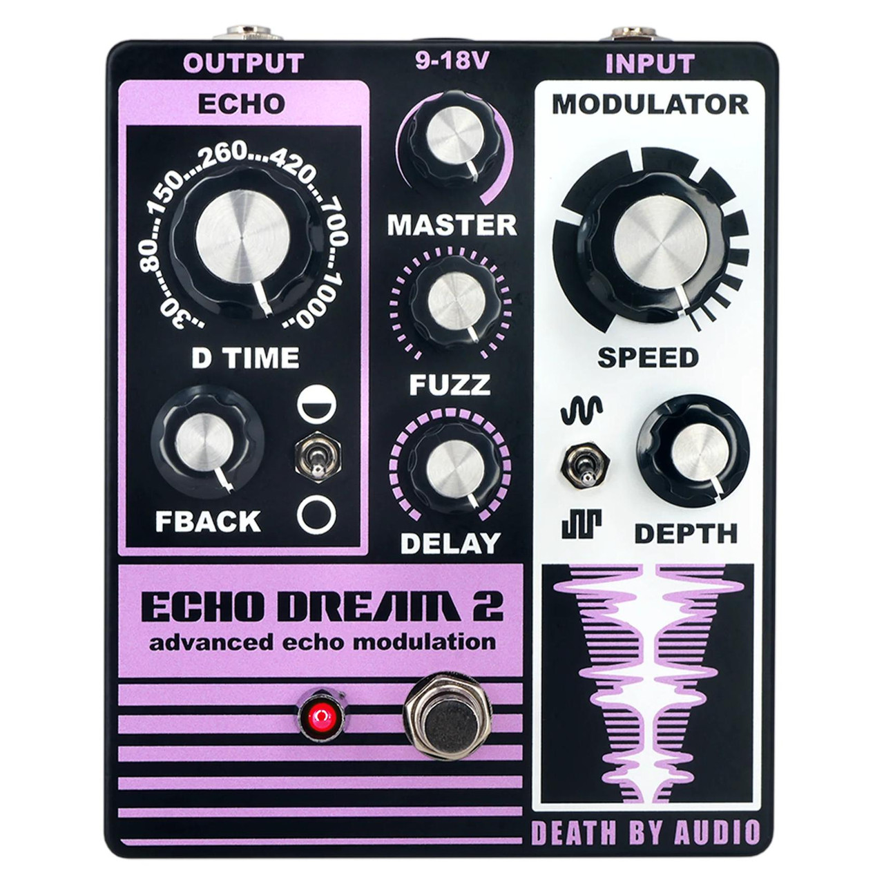 Death By Audio Echo Dream 2 Delay Pedal