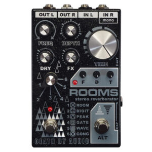 Death By Audio Rooms Stereo Reverberator Pedal