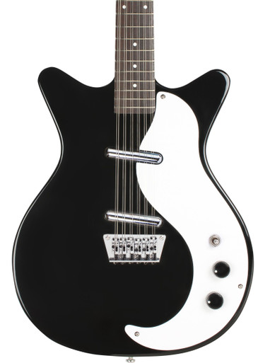 Danelectro 59DC 12-String Electric Guitar in Black