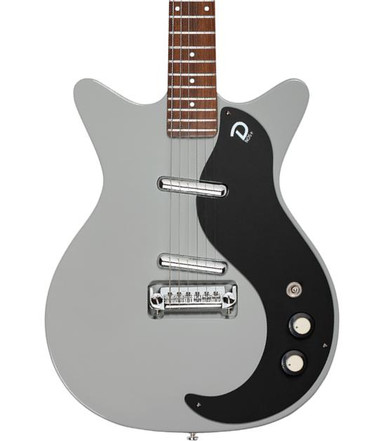 Danelectro 59M NOS+ Electric Guitar in Ice Grey
