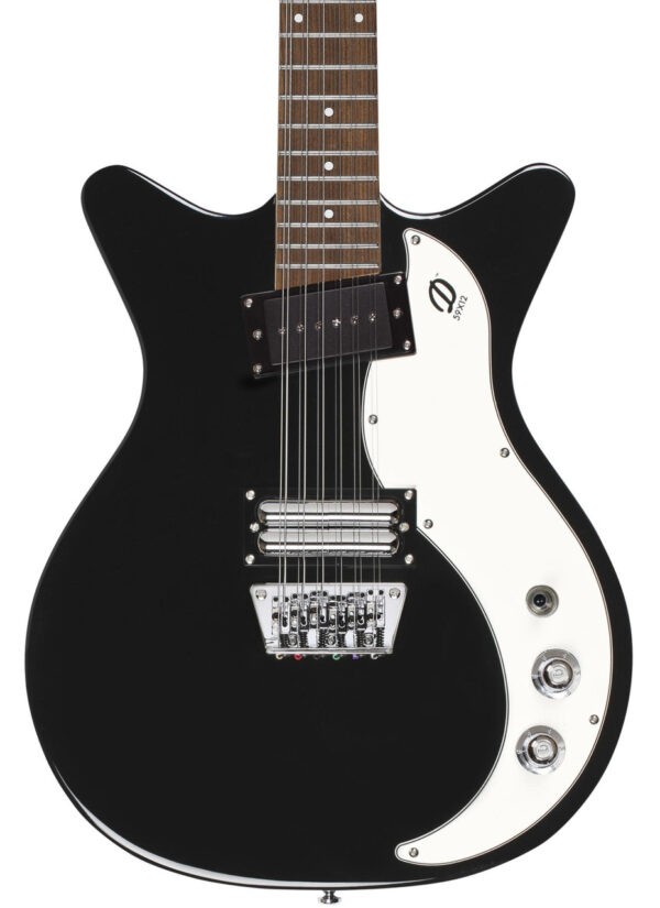 Danelectro 59X12 12-String Electric Guitar in Black