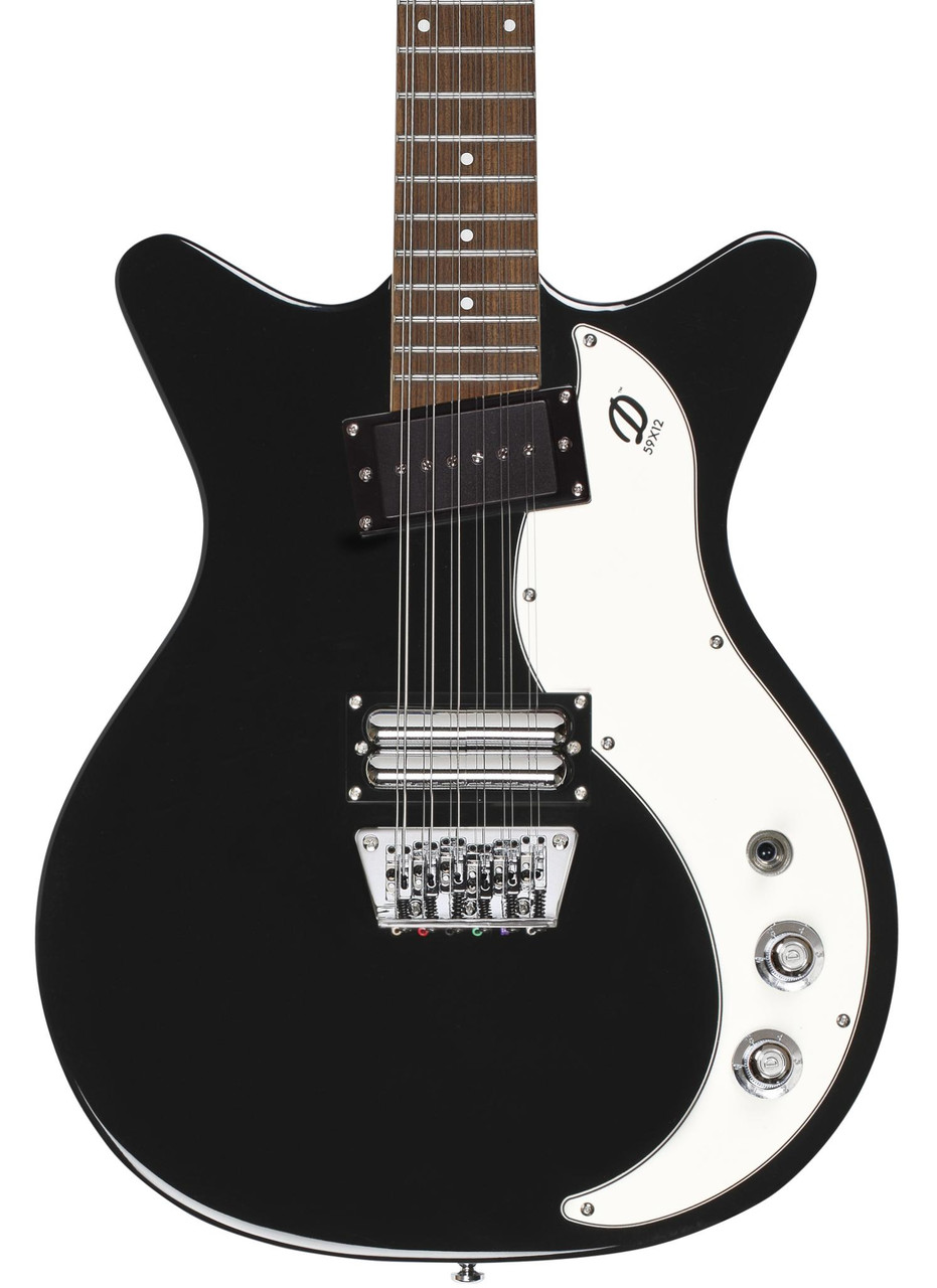 Danelectro 59X12 12-String Electric Guitar in Black