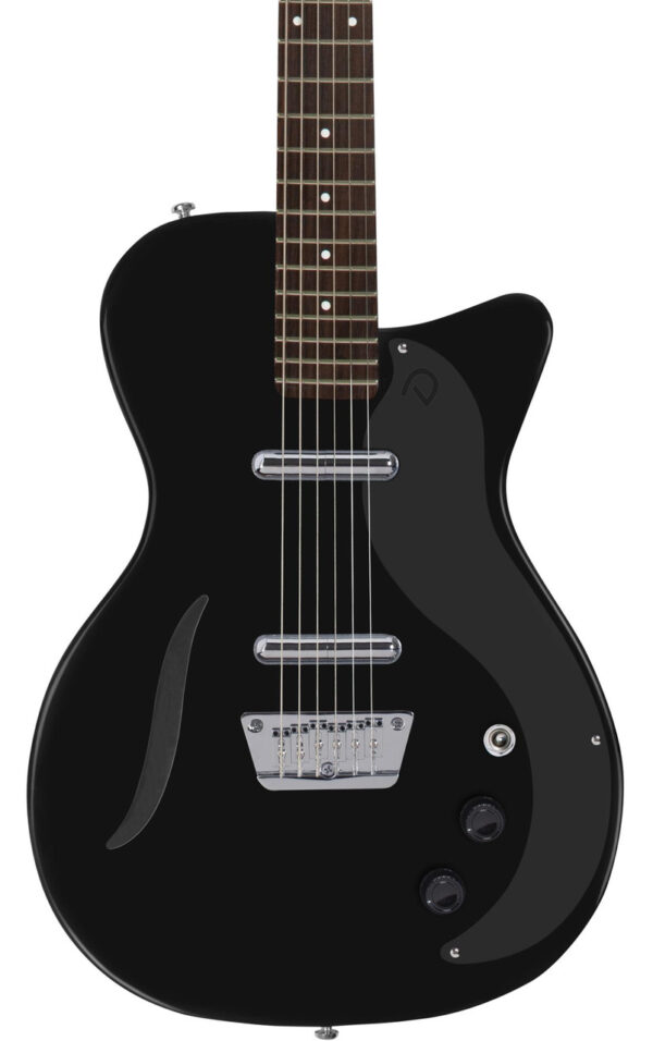 Danelectro Vintage Baritone Electric Guitar in Gloss Black