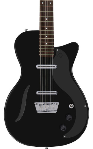 Danelectro Vintage Baritone Electric Guitar in Gloss Black