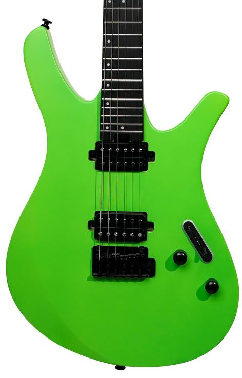 Divitone MF Studio Pro Smart Electric Guitar in Neon Green