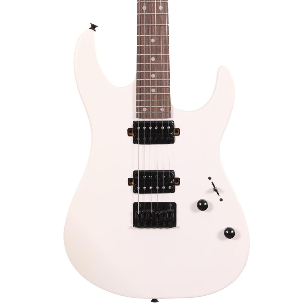 B Stock : EastCoast MT1 Electric Guitar in Satin White with Rosewood Fretboard - 001
