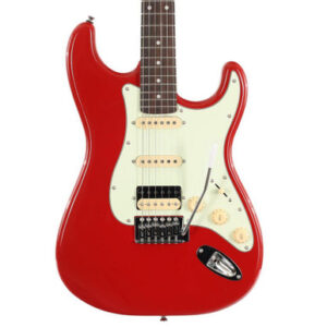 Eastcoast ST2 HSS S-Style Electric Guitar in Hot Rod Red