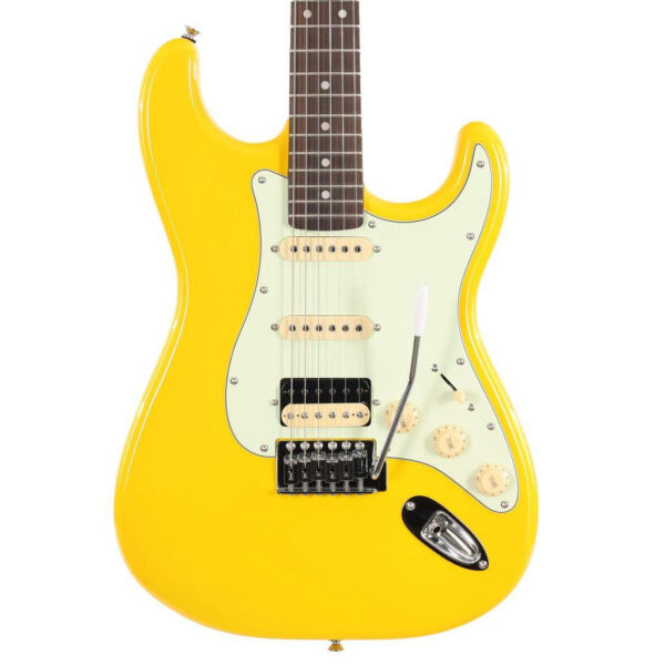 Eastcoast ST2 HSS S-Style Electric Guitar in Taxi Yellow