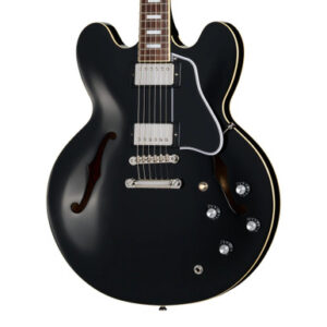 Epiphone 1962 ES-335 Reissue Semi Hollow Electric Guitar in Aged Ebony