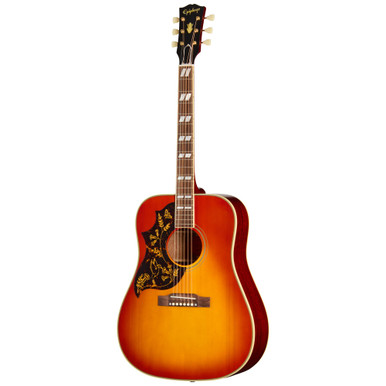 Epiphone Inspired By Gibson Custom 1960 Hummingbird Reissue In Heritage Cherry Sunburst, Left Handed - Image 2