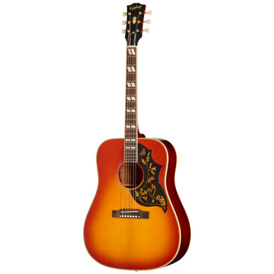 Epiphone Inspired By Gibson Custom 1960 Hummingbird Reissue In Heritage Cherry Sunburst - Image 2
