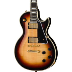 Epiphone Inspired by Gibson Custom Les Paul Custom Electric Guitar in Sedona Burst