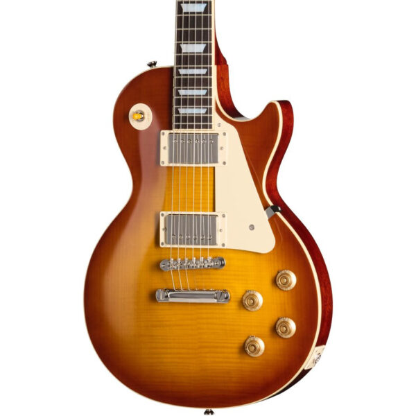 Epiphone Inspired by Gibson Custom 1959 Les Paul Standard Reissue Electric Guitar in Golden Poppy Burst