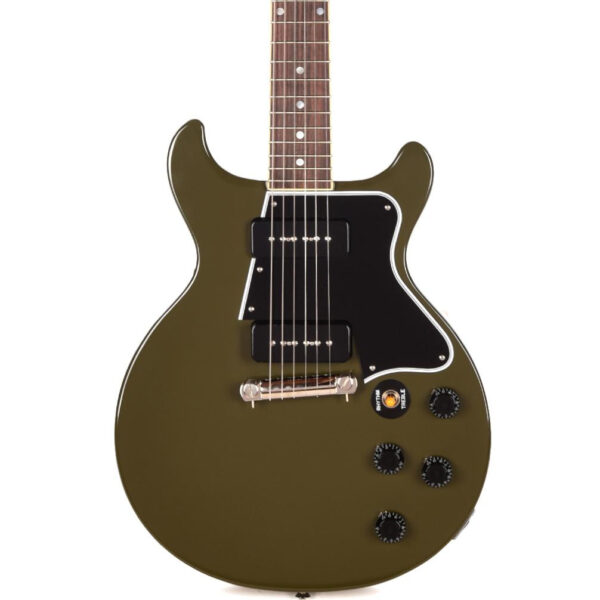 Epiphone Inspired by Gibson Custom 1960 Les Paul Special Double Cut Reissue Electric Guitar in Olive Drab