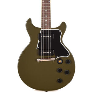 Epiphone Inspired by Gibson Custom 1960 Les Paul Special Double Cut Reissue Electric Guitar in Olive Drab