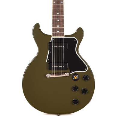 Epiphone Inspired by Gibson Custom 1960 Les Paul Special Double Cut Reissue Electric Guitar in Olive Drab