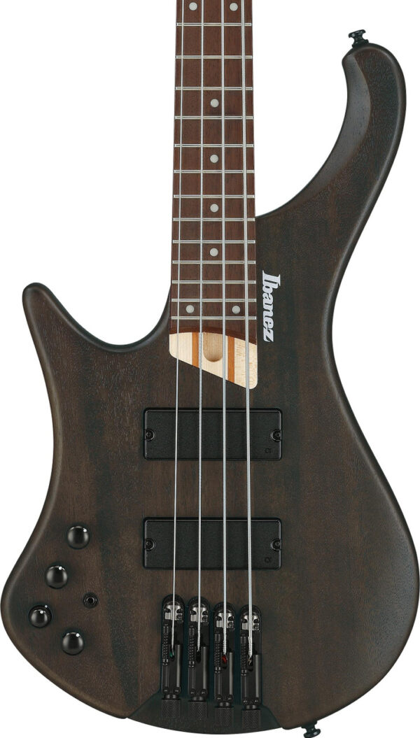 Ibanez EHB600L Left Handed 4 String Bass Guitar in Walnut Flat
