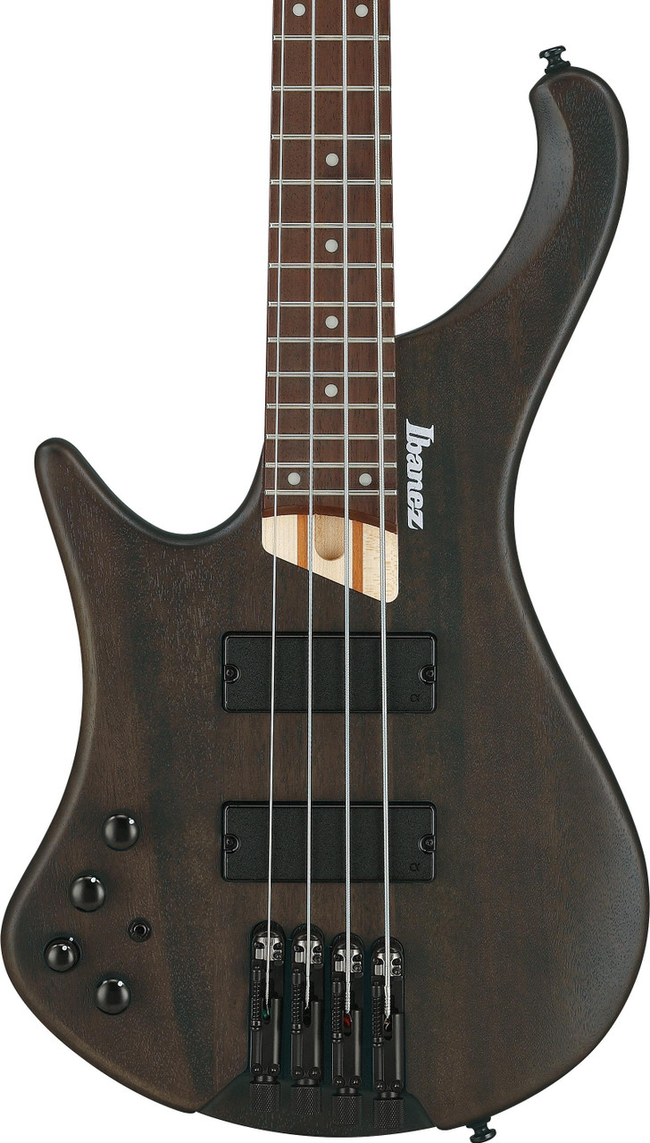 Ibanez EHB600L Left Handed 4 String Bass Guitar in Walnut Flat
