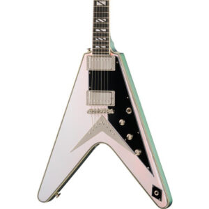Epiphone Futura Flying V Custom Electric Guitar in Quicksilver Shift