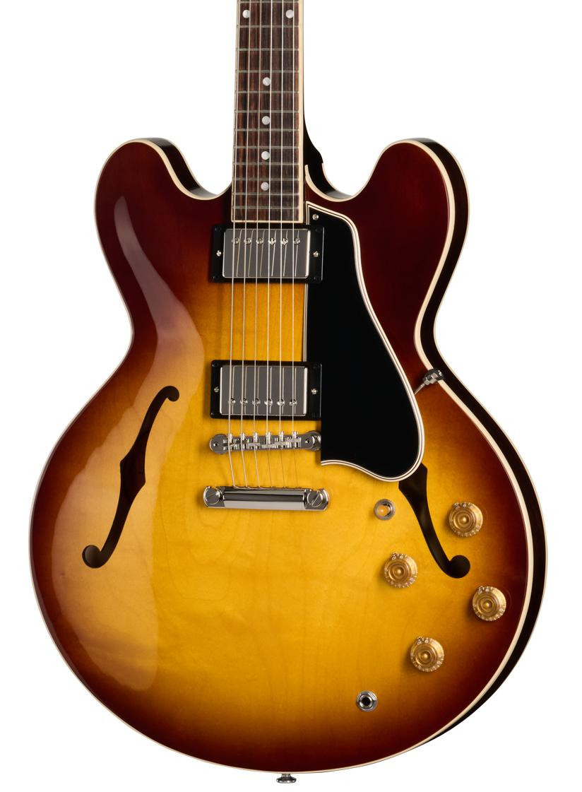 Gibson ES-335 '50s Semi-Hollow Electric Guitar in Vintage Tobacco Burst