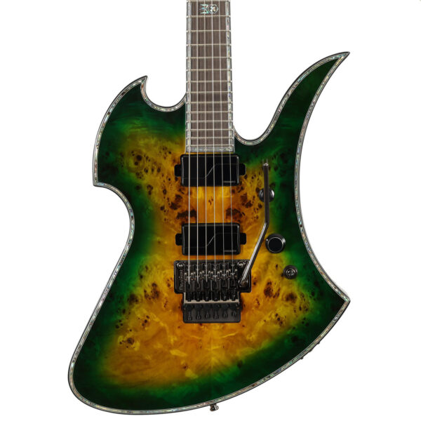 BC Rich Extreme Series Mockingbird Exotic Electric Guitar with Floyd Rose in Reptile Eye
