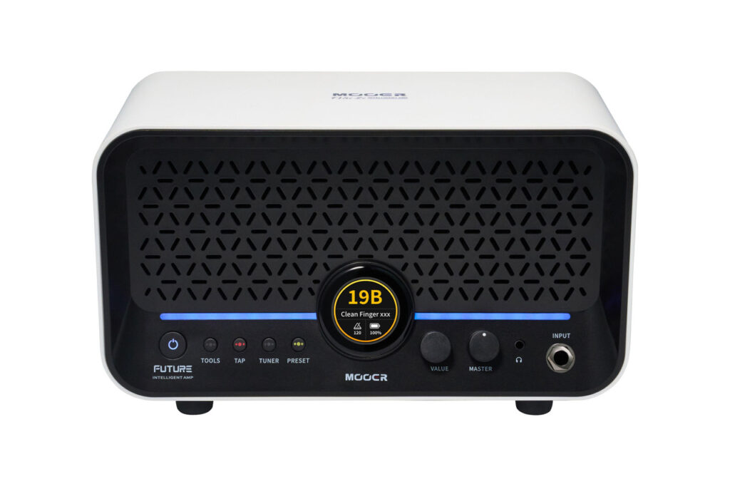 MOOER F15i Li Intelligent Desktop Amp with Lithium Battery in White