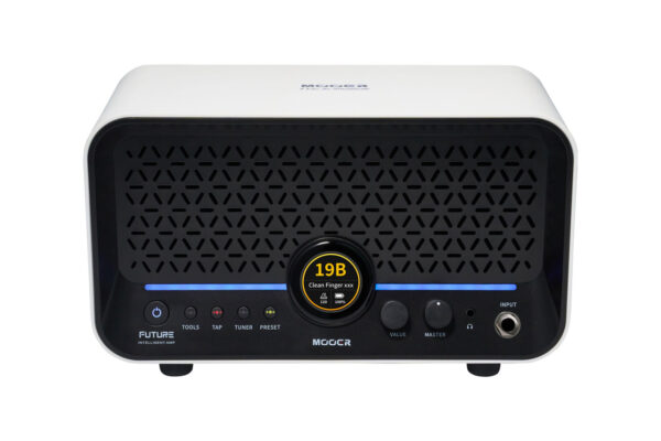 MOOER F15i Li Intelligent Desktop Amp with Lithium Battery in White - Image 5