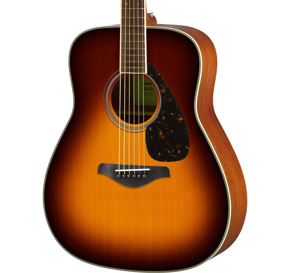 Yamaha GFG820SB Acoustic Guitar in Sandburst