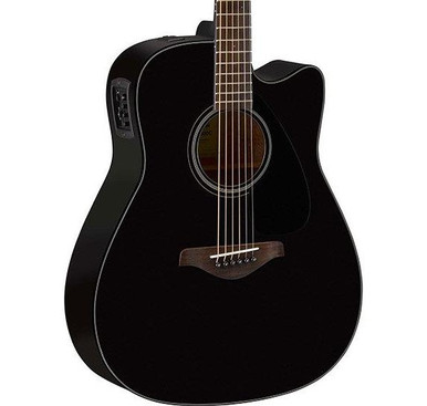 Yamaha FGX800CBL Electro Acoustic in Black - Image 2