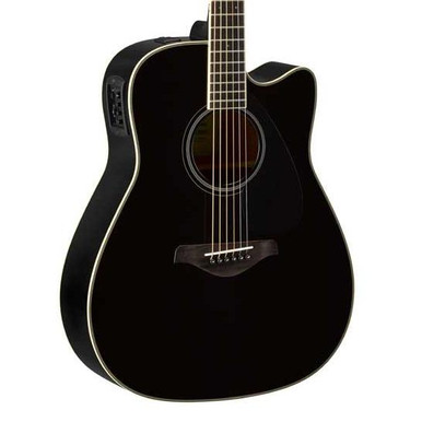 Yamaha FGX820CBL Electro Acoustic in Black - Image 2