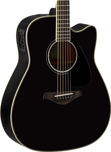 Yamaha FGX830CBL Electro Acoustic in Black - Image 2