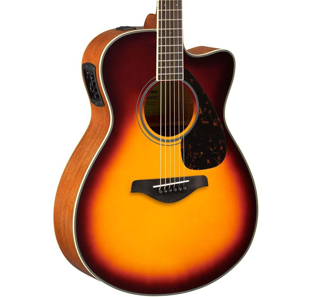 Yamaha FSX820CBS Electro Acoustic in Brown Sunburst