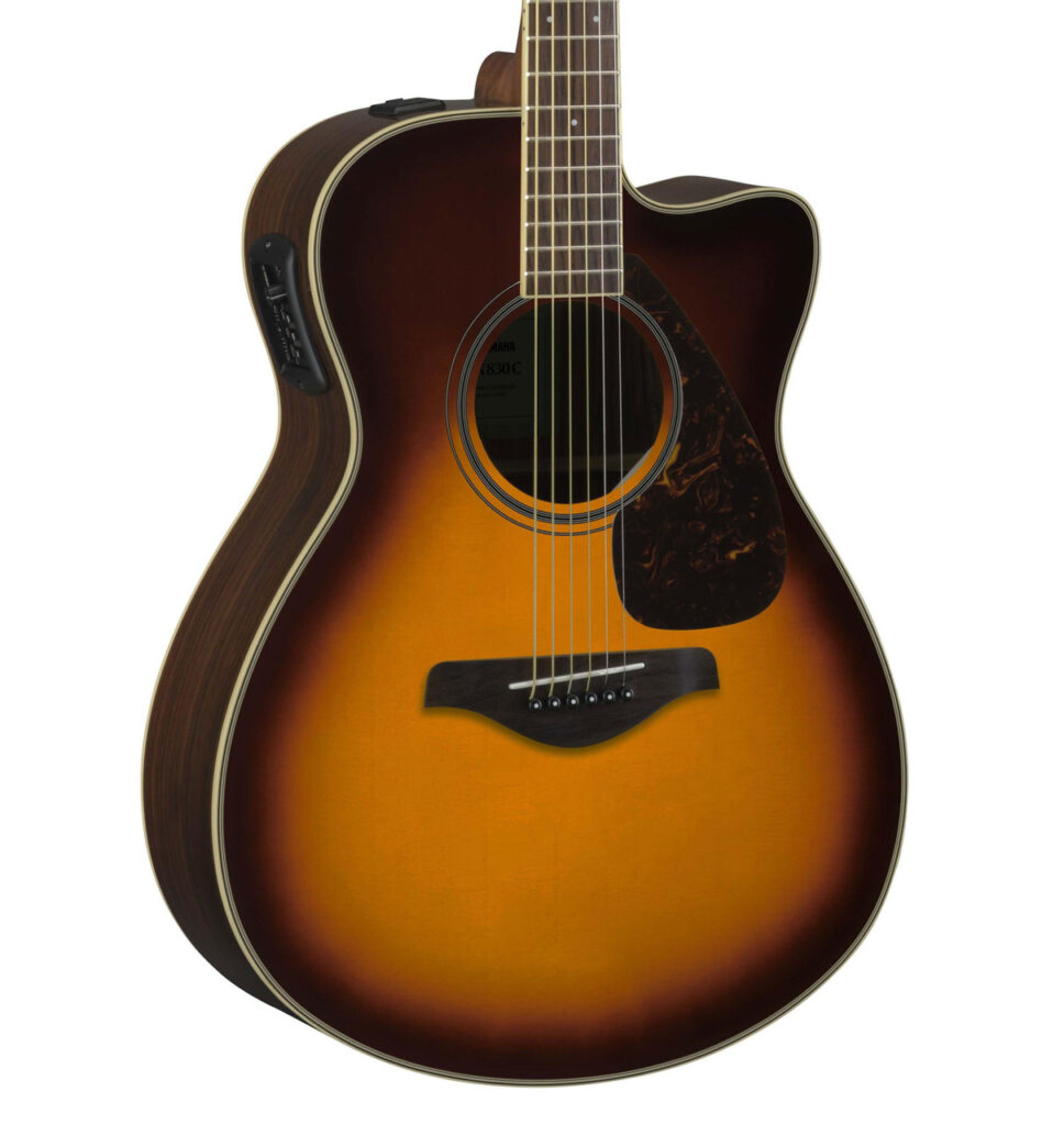 Yamaha FSX830CBS Electro Acoustic in Brown Sunburst