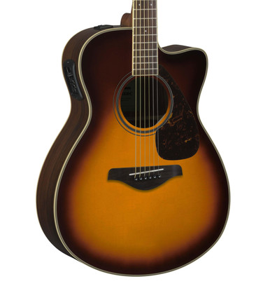 Yamaha FSX830CBS Electro Acoustic in Brown Sunburst - Image 2