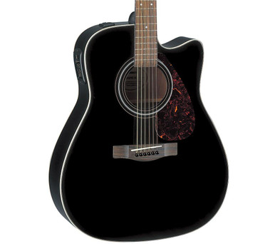 Yamaha FX370C Electro Acoustic in Black - Image 2