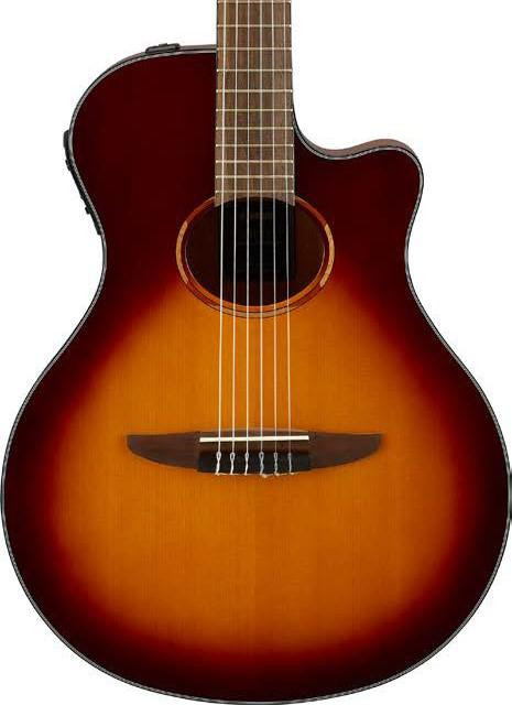 Yamaha NTX1 Electro-Classical Guitar in Brown Sunburst - Image 2