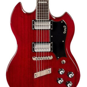 Guild Polara Deluxe Electric Guitar in Cherry Red