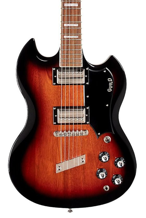 Guild Polara Deluxe Electric Guitar in Vintage Sunburst