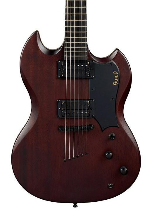 Guild Polara Limited Night Edition Vintage Walnut Electric Guitar