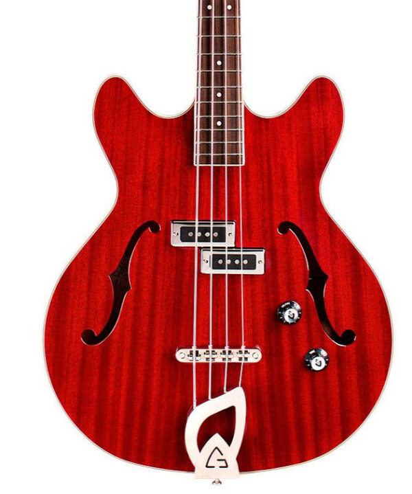 Guild Starfire I Bass Cherry Red Hollow Bass Guitar