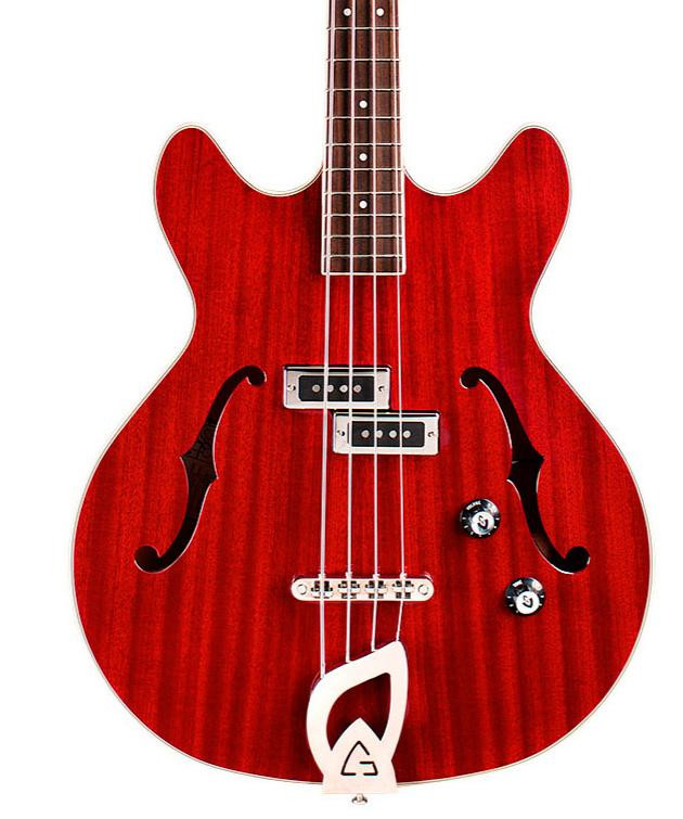 Guild Starfire I Bass Cherry Red Hollow Bass Guitar