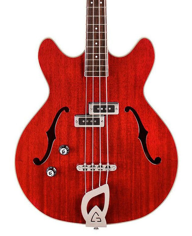 Guild Starfire I Bass LH Cherry Red Hollow Bass Guitar