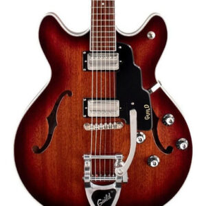 Guild Starfire I DC Vibrato Semi-Hollow Electric Guitar in California Burst