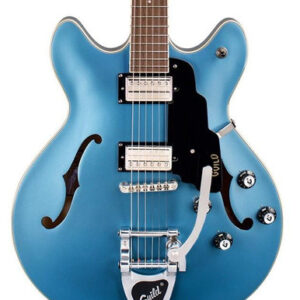 Guild Starfire I DC Vibrato Semi-Hollow Electric Guitar in Pelham Blue