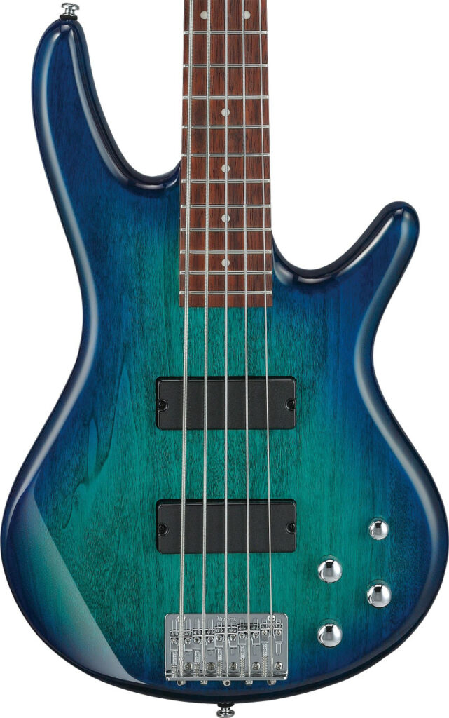 Ibanez GSR205 GIO SR 5 String Bass Guitar in Blue Moon Burst